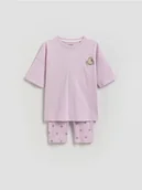 Piżamy dla dziewczynek - Reserved - Dwuczęściowa piżama Pusheen - fioletowy - miniaturka - grafika 1