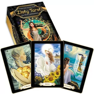 Złoty Tarot – 78 kart + książka - Wróżbiarstwo i radiestezja - miniaturka - grafika 1