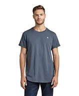 Koszulki męskie - G-STAR RAW Męski T-shirt Lash R s, Niebieski (Fantem Blue B353-863), XS - miniaturka - grafika 1