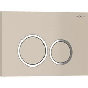 Przyciski spłukujące - Mexen Tex 01 przycisk spłukujący, beżowy - 6101-07 - miniaturka - grafika 1