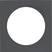 Klawisze i ramki - Berker Ramka potrójna pojedyncza Berker Integro  Pure czarny połysk - miniaturka - grafika 1