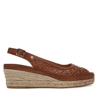 Sandały damskie - Espadryle Pikolinos W4A-1828 Brązowy - miniaturka - grafika 1