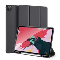 Etui do tabletów - DUX DUCIS Składany pokrowiec etui na tablet DUX DUCIS Domo z funkcją Smart Sleep do iPad Pro 12.9'' 2020 czarny - miniaturka - grafika 1