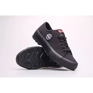 Trampki damskie - Niskie Damskie Trampki Na Platformie Lee Cooper LCW-23-44-1652L Czarne-39 - miniaturka - grafika 1