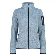 Kurtki damskie - CMP damska kurtka Knit-Tech B.Blue-Biały, 54 - miniaturka - grafika 1