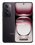 Telefony komórkowe - Oppo Reno 12 12/256GB Czarny - miniaturka - grafika 1
