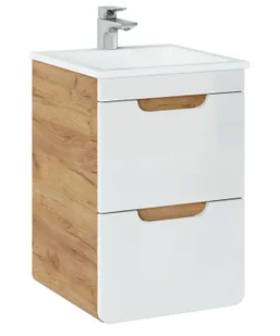Elior Szafka z umywalką i szufladami M9-H86 - Umywalki - miniaturka - grafika 1
