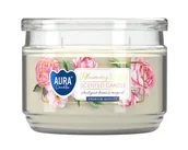 Świece - Świeca zapachowa w szkle BISPOL Aura 30H KWITNĄCE KWIATY - miniaturka - grafika 1