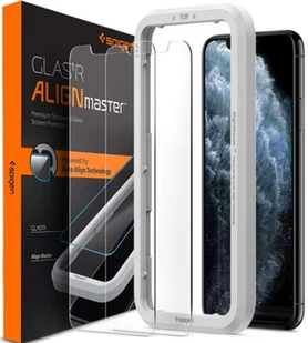 Spigen 2x Szkło Align Master Glas.tR do Apple iPhone X/Xs/11 Pro AGL00109 - Szkła hartowane na telefon - miniaturka - grafika 9