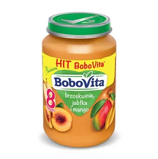 Bobovita Deserek - brzoskwinie, jabłka i mango - bez glutenu, mleka, cukru i dodatków - Desery dla dzieci - miniaturka - grafika 2