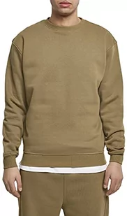 Urban Classics Męska bluza Crewneck, tiniolive, L - Bluzy męskie - miniaturka - grafika 1
