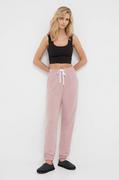 Piżamy damskie - Dkny spodnie piżamowe damskie kolor różowy - DKNY - miniaturka - grafika 1