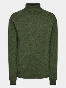 Blend Golf 20715857 Zielony Regular Fit - Swetry męskie - miniaturka - grafika 1