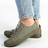 Trampki damskie - Big Star Trampki damskie JJ274004 KHAKI - miniaturka - grafika 1