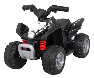 Quad na Akumulator Licencja Honda Ekoskóra LED Silnik 30W 6V Czarny - Pojazdy elektryczne dla dzieci - miniaturka - grafika 1