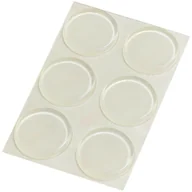 Zawiasy, okucia i inne akcesoria - Odbojnik meblowy silikonowy 21 x 3 mm 6 sztuk STAHL - miniaturka - grafika 1