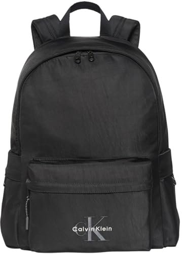 Calvin Klein Męski pogrubiony okrągły plecak LV04D3114G, czarny (czarny), jeden rozmiar, czarny (czarny), Jeden rozmiar, Plecak