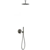 Zestawy prysznicowe - Tres Zestaw prysznicowy podtynkowy Study czarny 26228003KM - miniaturka - grafika 1