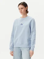 Bluzy damskie - Calvin Klein Jeans Bluza Gradient Monologo J20J225360 Błękitny Regular Fit - miniaturka - grafika 1