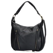 Torebki damskie - Rieker H1016-00 BLACK torebka damska czarna - miniaturka - grafika 1