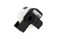 Etykiety do drukarek - Zamiennik taśmy na rolce Brother QL DK11204 17x54mm czarny/biała - miniaturka - grafika 1