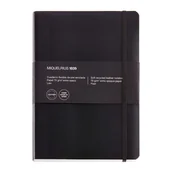 Notesy i bloczki - MAUL A040590 notatnik 100 ark. Czarny - miniaturka - grafika 1