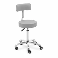 Krzesła i taborety kosmetyczne - physa Krzesło kosmetyczne - 540 - 720 mm - jasnoszare WELLS LIGHT GRAY - miniaturka - grafika 1