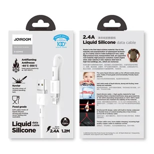 Joyroom kabel USB - USB Typ C 2,4A 1,2 m (S-1224N2 White) - Kable USB - miniaturka - grafika 4