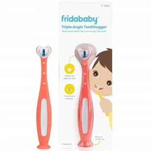 Fridababy Tooth Hugger 3D Szczoteczka Do Zębów Różowa Fri23R 1017 - Szczotki do włosów dla dzieci - miniaturka - grafika 1