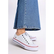 Półbuty damskie - Trampki damskie półbuty Big Star DD274336 białe - miniaturka - grafika 1