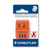 Przybory szkolne - STAEDTLER TEN Temperówka podwójna z pojemnikiem plast.pomar-neonowa . - miniaturka - grafika 1