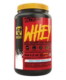 Mutant - Whey, Odżywka Białkowa, Cookies & Cream, Proszek, 908g - Odżywki białkowe - miniaturka - grafika 1