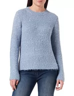 Swetry damskie - usha WHITE LABEL sweter damski 15610588, szary niebieski, M-L - miniaturka - grafika 1