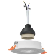 Lampy ogrodowe - vidaXL Spotlighty Z reflektorami 6 pcs Biały 9 x 9 x cm Aluminium - miniaturka - grafika 1