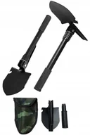 Łopaty i widły - Saperka składana wielofunkcyjna 6w1 łopata piła kilof otwieracz mocna etui - miniaturka - grafika 1