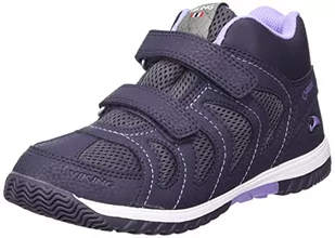 Viking Cascade Mid III GTX, buty do chodzenia dla dzieci, Mid Grey Fioletowy, 21 EU - Buty dla dziewczynek - miniaturka - grafika 1