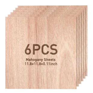 Mecpow AS3 300*300*3mm Mahogany Sheets - 6pcs - Grawerowanie i akcesoria - miniaturka - grafika 1