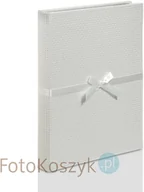 Albumy fotograficzne - Album ślubny wklejany Unique Biały (tradycyjny 40 czarnych stron) - miniaturka - grafika 1