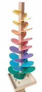 Zabawki sensoryczne - Drewniane Zabawka Edukacyjna Drzewko Kolorowe - miniaturka - grafika 1