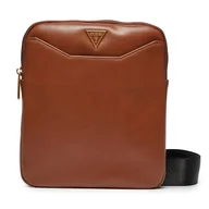 Torby męskie - Saszetka Guess HMMECA P4223 Brązowy - miniaturka - grafika 1