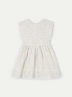 Sukienki i spódniczki dla dziewczynek - Mayoral Sukienka letnia 3931 Beżowy Regular Fit - miniaturka - grafika 1