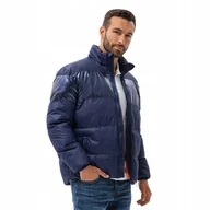 Kurtki męskie - Kurtka męska zimowa pikowana c.niebieska V1 C546 L - miniaturka - grafika 1