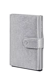 Portfele - Portfel Samsonite | Skóra Premium ALU FITl | Slide-UP Case | Osłona RFID I NFC, Silber (Silver), 10.2 cm, Alu Fit SLG - Portfel - grafika 1