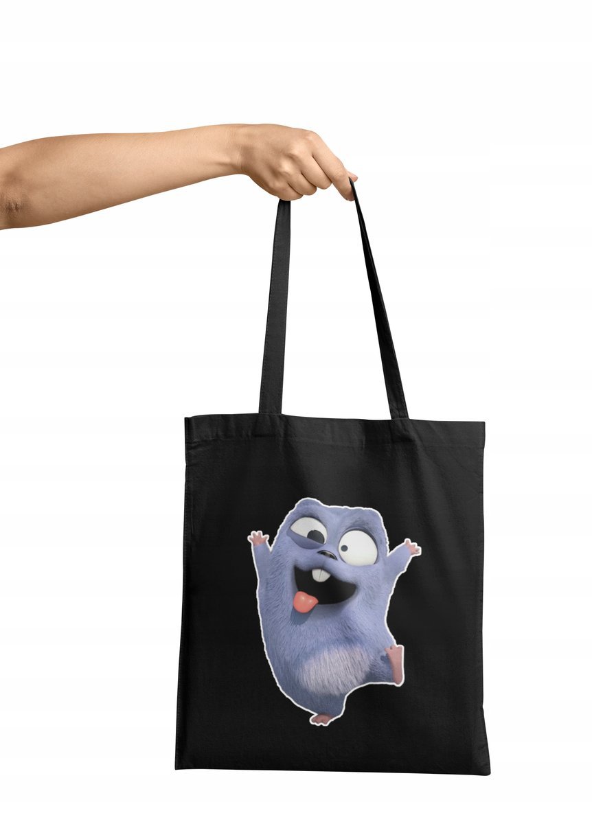 TORBA SHOPPER MATERIAŁOWA NA RAMIĘ PREZENT DLA FANKI LRMMINGÓW LEMINGI