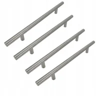 Meble modułowe i akcesoria - 4 x Uchwyt meblowy Reling 192 mm srebrny Metalowy uchwyt do szafek - miniaturka - grafika 1