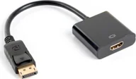 Złącza, przejściówki, adaptery - Lanberg PRZEJŚCIE ADAPTER Z DISPLAYPORT NA HDMI MONITOR TV - miniaturka - grafika 1