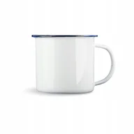 Kuchnia turystyczne i akcesoria - Highlander Kubek Emaliowany 560ml Biały uniwersalny 21027-uniw - miniaturka - grafika 1