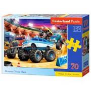 Puzzle - Castorland Puzzle 70 elementów. Monster Truck Show - miniaturka - grafika 1