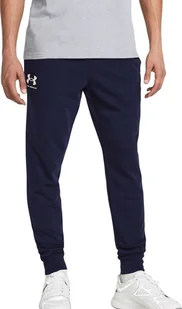 Spodnie męskie Under Armour Rival Terry Jogger granatowe 1380843 410 XL - Spodnie sportowe męskie - miniaturka - grafika 1
