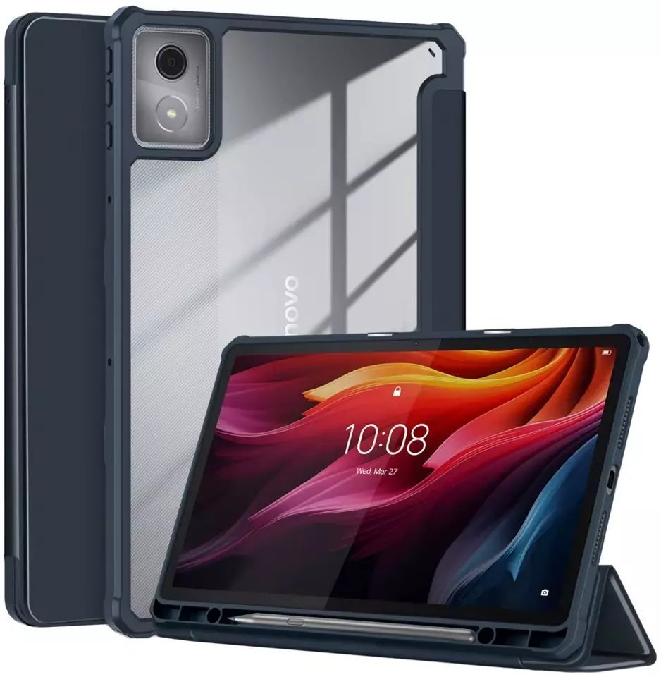 Etui na tablet 4kom.pl Etui z podstawką klapką Clear Pencil do Lenovo Tab K11 Plus 11.45